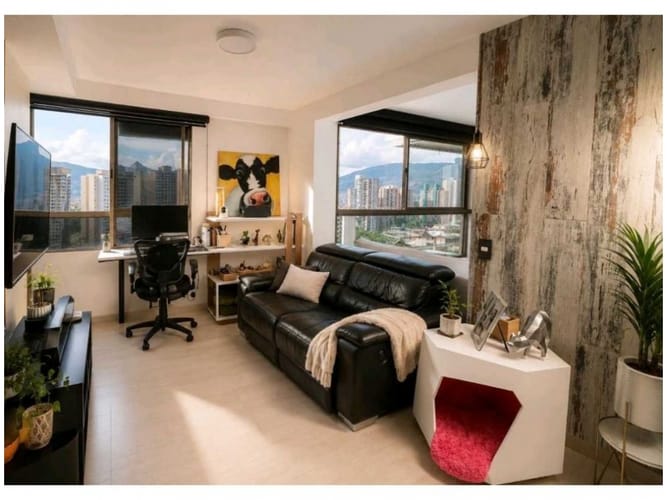 Apartamento de 2 alcobas en venta en Loma De Los Bernal, Medellín, 70 m² · foto 13 de 24