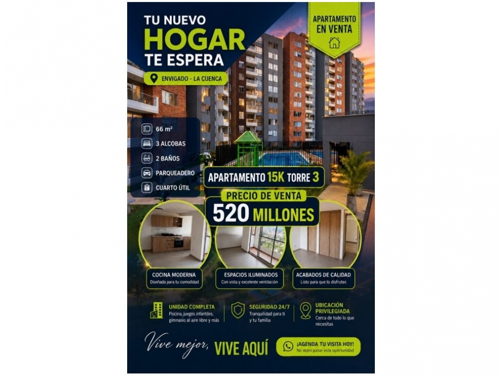 Apartamento en venta en Los Almendros, Medellín · foto 5 de 5