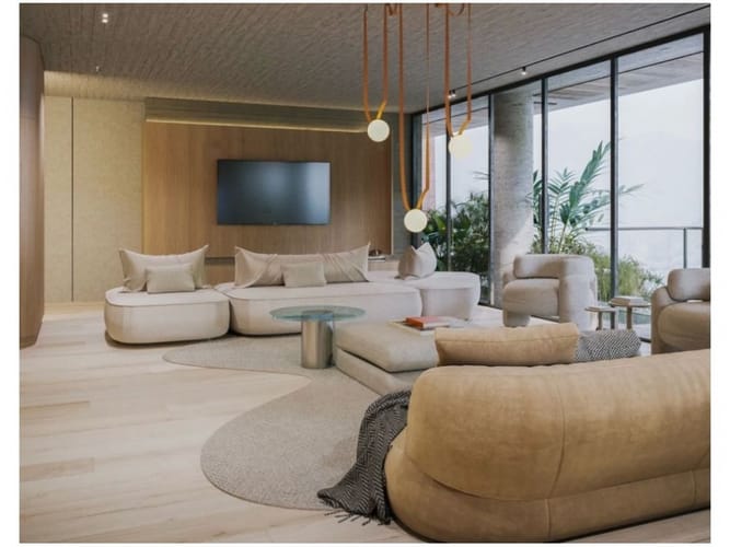 Apartamento de 2 alcobas en venta en El Poblado, Medellín, 124 m² · foto 2 de 5