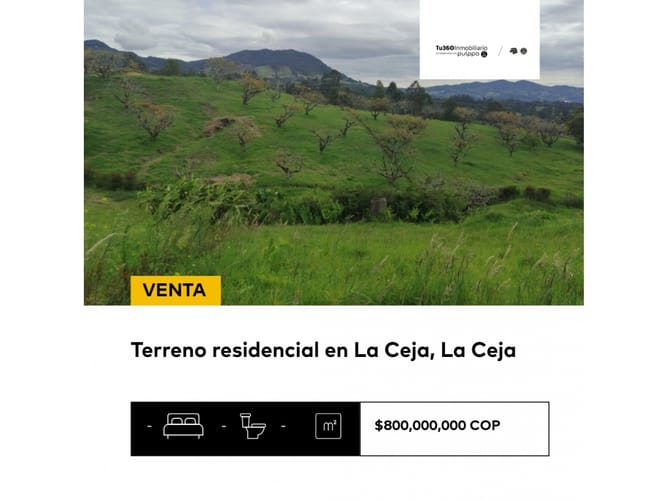 Lote en venta en Guamito, La Ceja, 2602 m² · foto 13 de 15