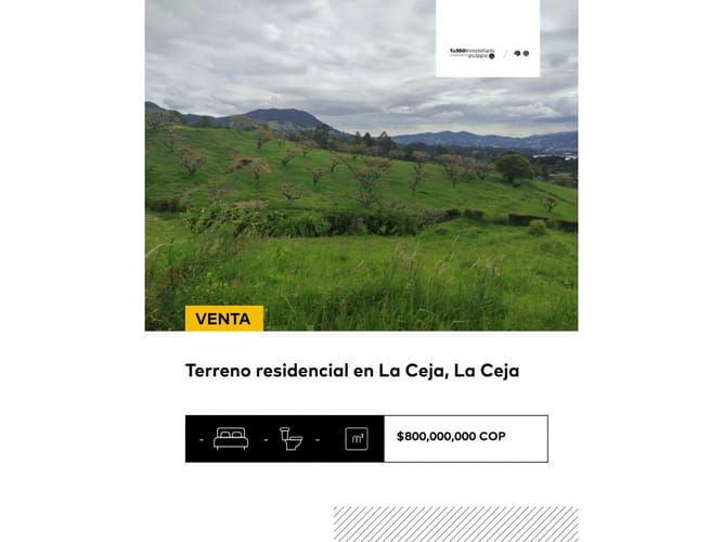 Lote en venta en Guamito, La Ceja, 2602 m² · foto 14 de 15