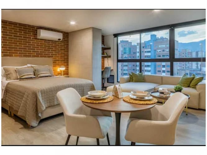 Apartamento de 1 alcoba en venta en Laureles, Medellín, 40 m² · foto 5 de 24