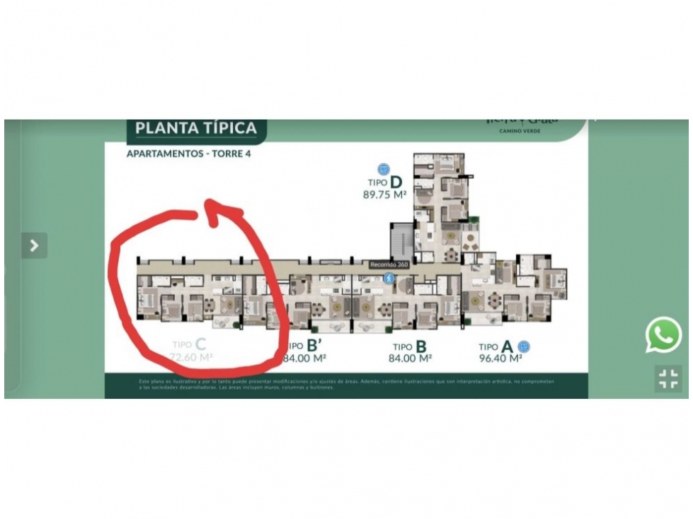 Apartamento en venta en Camino Verde, Envigado · foto 11 de 17