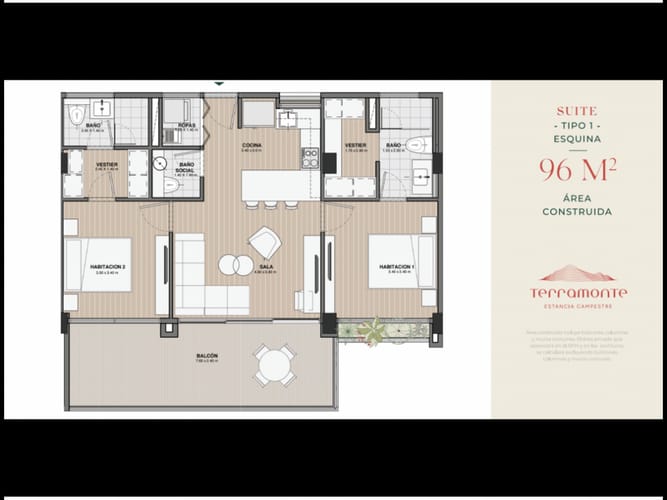 Apartamento de 2 alcobas en venta en Don Diego, El Retiro, 97 m² · foto 13 de 13
