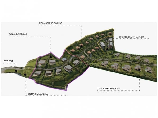 Lote en venta en Chaparral, Guarne, 1027 m² · foto 4 de 6