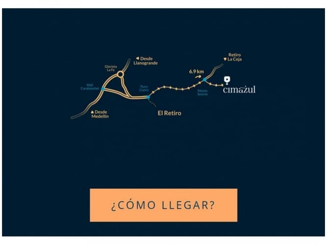 Lote en venta en Pantanillo, El Retiro, 878 m² · foto 11 de 11