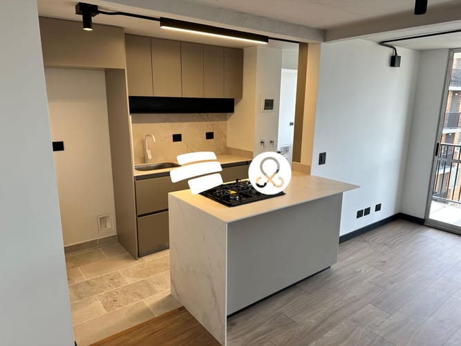 Apartamento de 2 alcobas en venta en Alto Del Medio, Rionegro, 54 m² · foto 4 de 9
