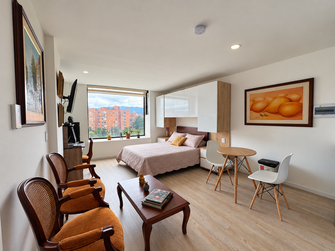 Apartamento de 1 alcoba en venta en Morato, Bogotá, 27 m² · foto 10 de 11