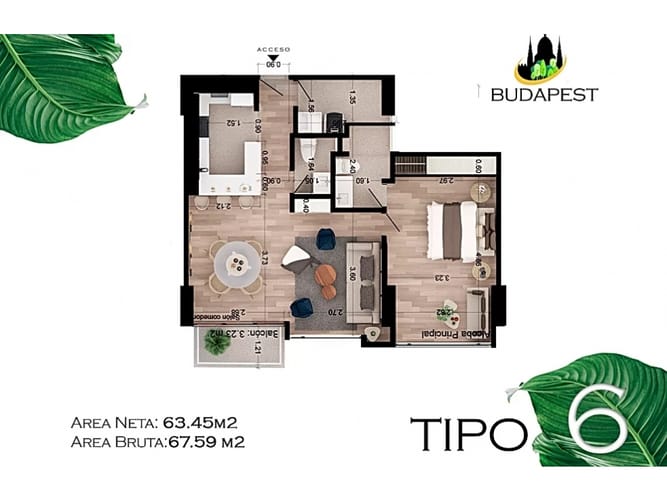 Apartaestudio en venta en El Trebol, Manizales · foto 2 de 5