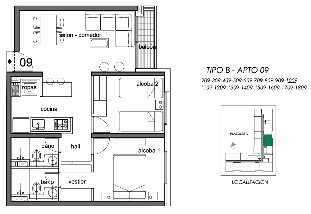Apartamento en venta en Nueva Zelandia, Bogotá · foto 2 de 18