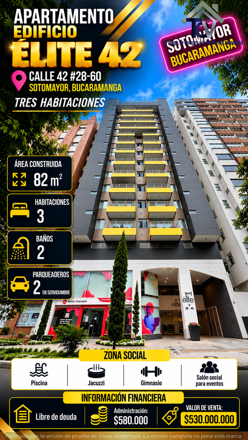 Apartamento de 3 alcobas en venta en Sotomayor, Bucaramanga, 82 m² · foto 2 de 17