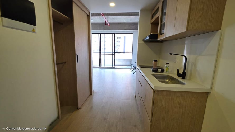 Apartaestudio en venta en Calle Larga, Sabaneta, 35 m² · foto 9 de 14