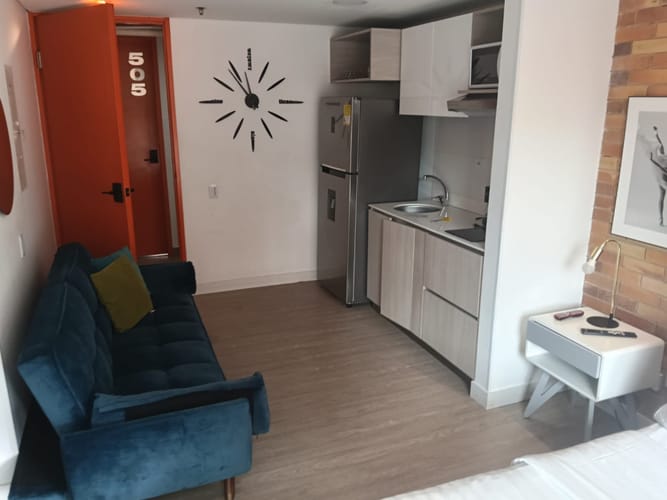 Apartaestudio en venta en Chapinero Central, Bogotá, 26 m² · foto 8 de 9
