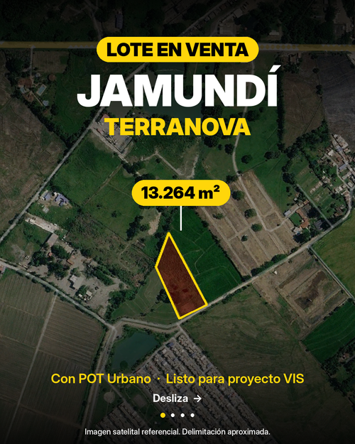 Lote en venta en Cd. Terranova, Jamundí, 13264 m² · foto 3 de 5