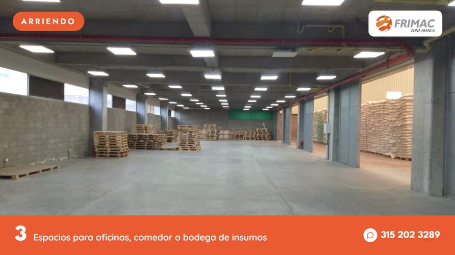 Bodega en arriendo en Cañaveral, Floridablanca, 2763 m² · foto 5 de 6
