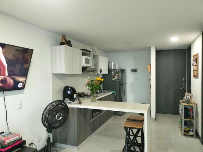 Apartamento de 1 alcoba en arriendo en El Poblado, Medellín, 44 m² · foto 5 de 9