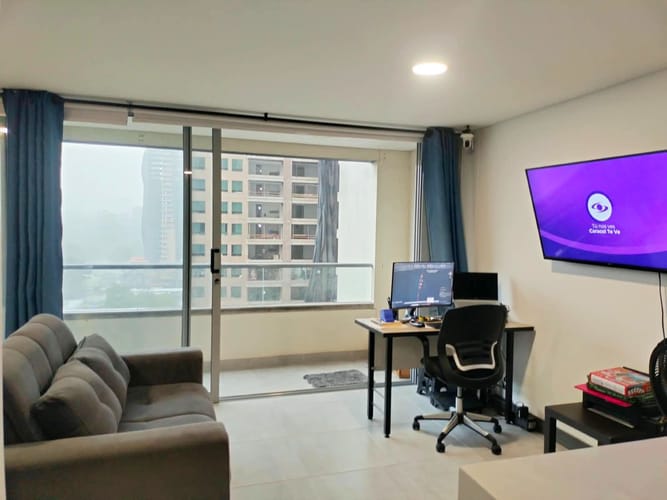 Apartamento de 1 alcoba en arriendo en El Poblado, Medellín, 44 m² · foto 2 de 9