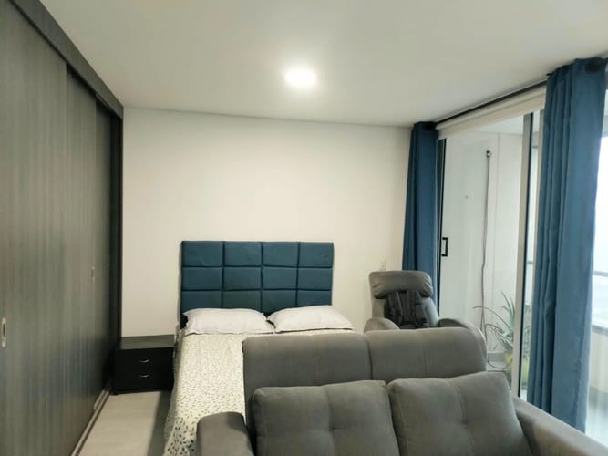 Apartamento de 1 alcoba en venta en El Poblado, Medellín, 44 m² · foto 8 de 9