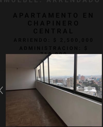 Habitación en arriendo en la localidad de Chapinero, Bogotá