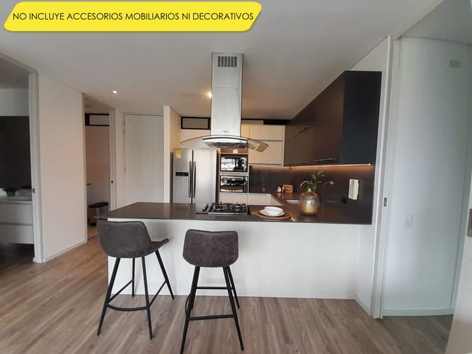 Apartamento de 2 alcobas en arriendo en El Castillo, Medellín, 85 m² · foto 6 de 16