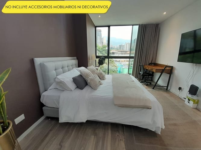 Apartamento de 2 alcobas en arriendo en El Castillo, Medellín, 85 m² · foto 9 de 16