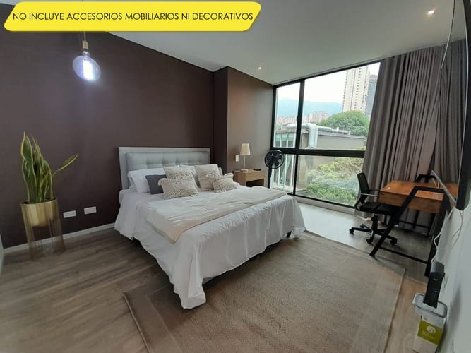 Apartamento de 2 alcobas en arriendo en El Castillo, Medellín, 85 m² · foto 10 de 16