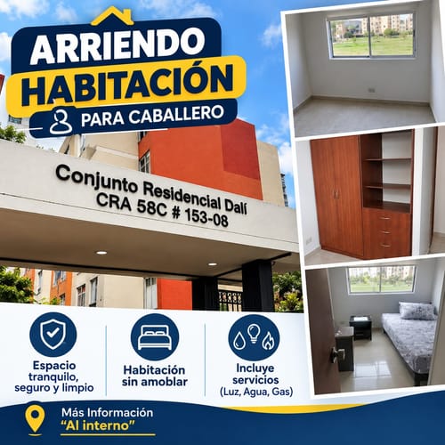 Habitación en arriendo en la localidad de Suba, Bogotá