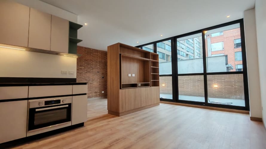 Apartaestudio en venta en Chico Norte, Bogotá, 43 m² · foto 3 de 19