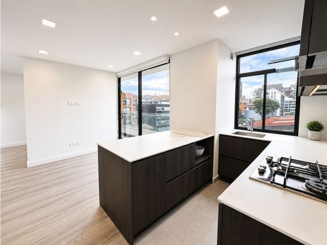 Apartaestudio en venta en Santa Barbara, Bogotá, 53 m² · foto 2 de 5
