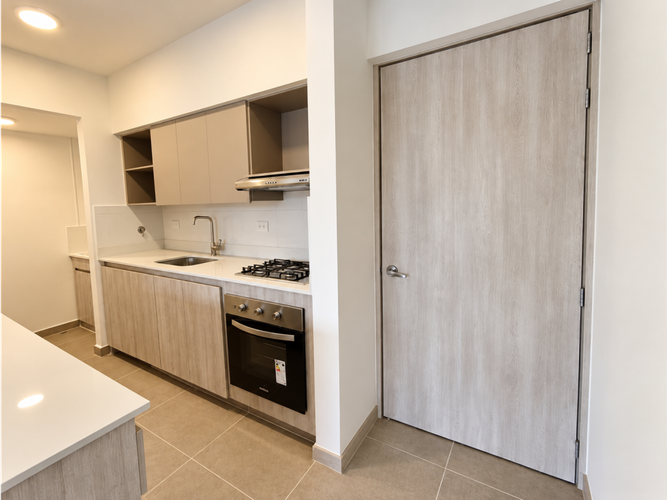 Apartamento de 2 alcobas en arriendo en Ciudad Del Río, Medellín, 73 m² · foto 3 de 12