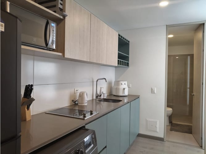 Apartaestudio en arriendo en Santa Barbara, Bogotá, 32 m² · foto 3 de 24