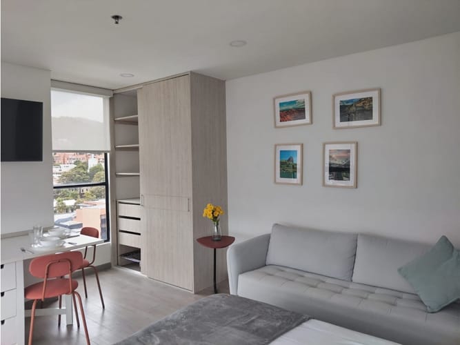 Apartaestudio en arriendo en Santa Barbara, Bogotá, 32 m² · foto 8 de 24