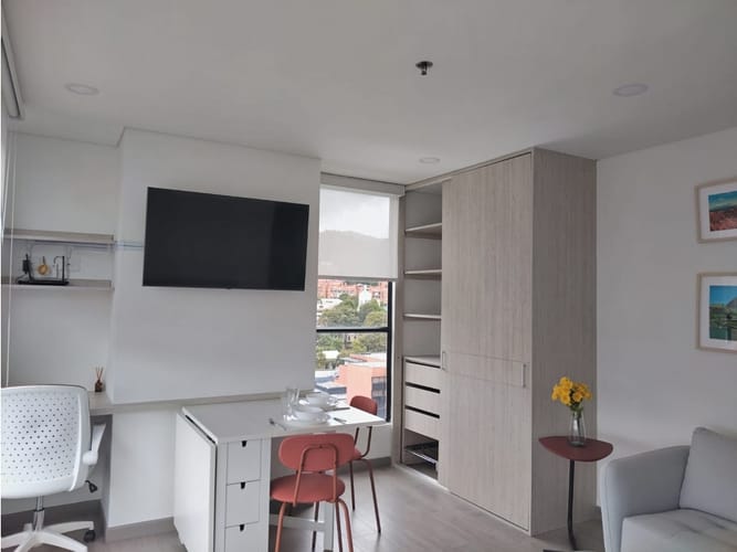 Apartaestudio en arriendo en Santa Barbara, Bogotá, 32 m² · foto 9 de 24