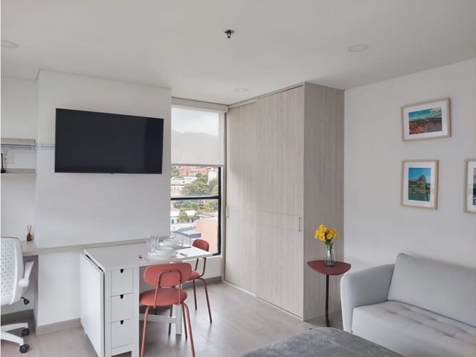 Apartaestudio en arriendo en Santa Barbara, Bogotá, 32 m² · foto 10 de 24