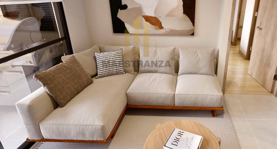 Apartamento de 1 alcoba en venta en Villa Carlota, Medellín, 56 m² · foto 3 de 15