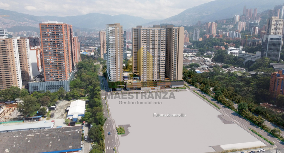 Apartamento de 1 alcoba en venta en Villa Carlota, Medellín, 56 m² · foto 10 de 15