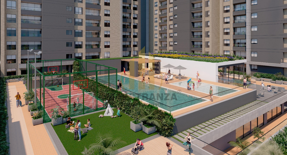 Apartamento de 1 alcoba en venta en Villa Carlota, Medellín, 56 m² · foto 13 de 15
