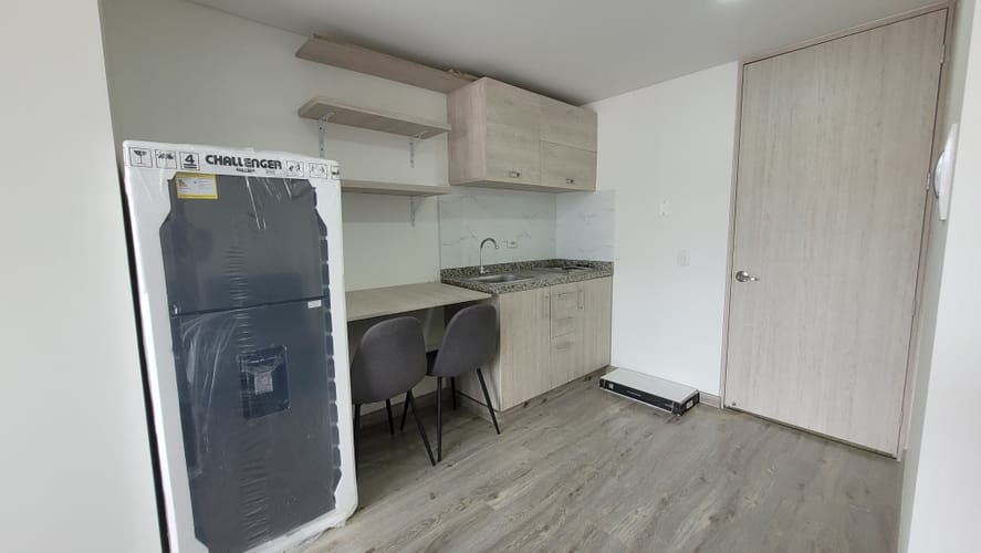 Apartaestudio en venta en Las Aguas, Bogotá, 19 m² · foto 4 de 9