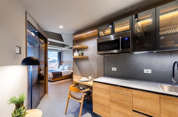 Apartaestudio en venta en Chico, Bogotá, 27 m² · foto 6 de 17