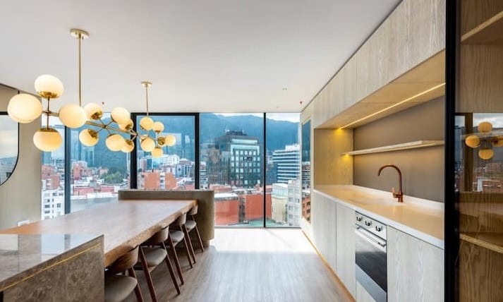 Apartaestudio en venta en Chico, Bogotá, 27 m² · foto 11 de 17