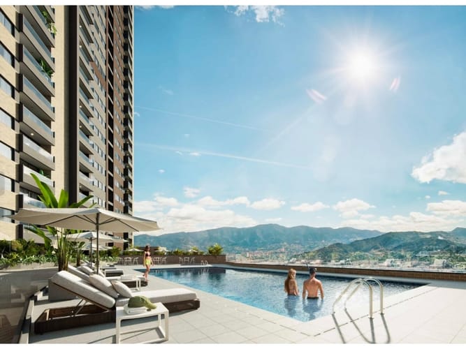 Apartamento de 2 alcobas en venta en Altos Del Poblado, Medellín, 62 m² · foto 3 de 11