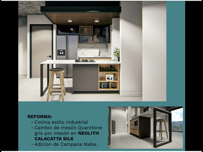 Apartamento de 2 alcobas en venta en El Retiro, 57 m² · foto 2 de 15