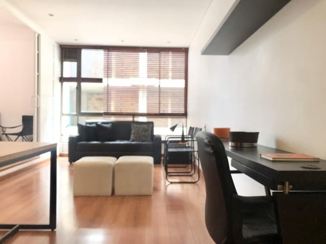 Apartamento de 1 alcoba en arriendo en Chico Norte, Bogotá, 56 m² · foto 3 de 24