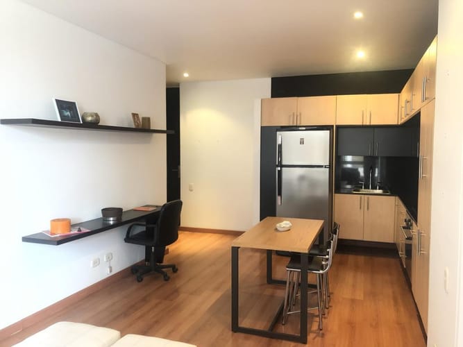 Apartamento de 1 alcoba en arriendo en Chico Norte, Bogotá, 56 m² · foto 7 de 24