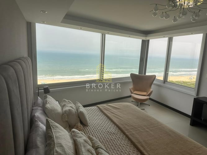 Alquiler anual de increible departamento esquinero en primera linea en Playa Brava · Foto 4