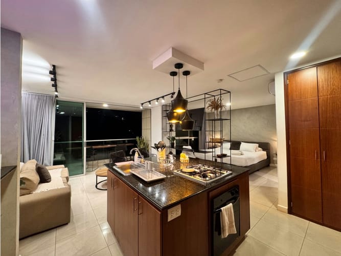 Apartaestudio en venta en Castropol, Medellín, 49 m² · foto 6 de 13
