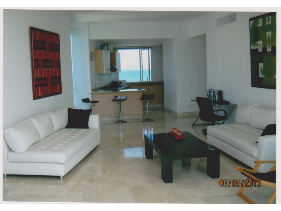 Apartamento en arriendo en Bocagrande, Cartagena