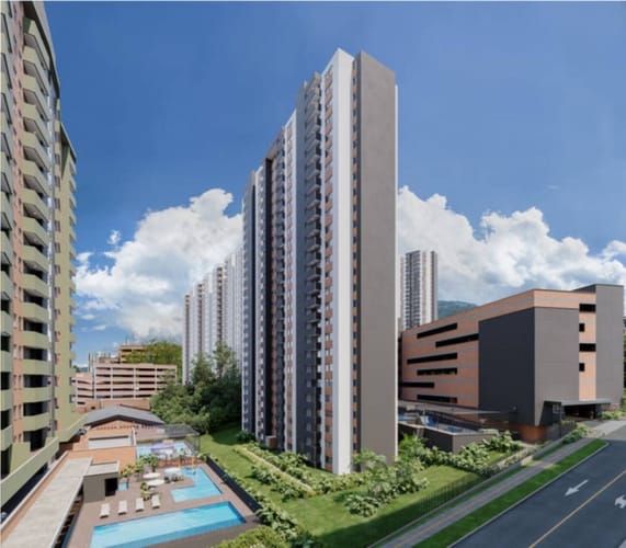 Apartamento de 2 alcobas en venta en Machado, Copacabana, 55 m² · foto 2 de 15