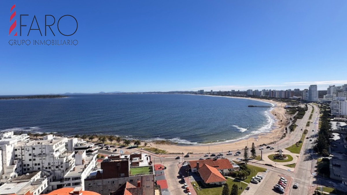 Apto con excelente vista a playa mansa y brava. Consulte!!!!!!