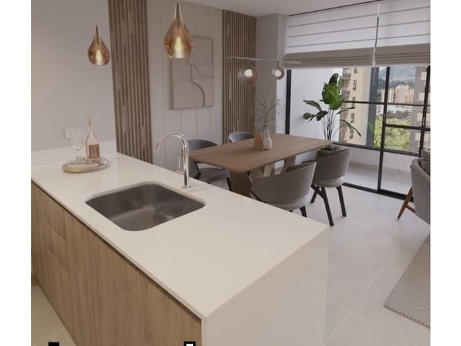 Apartamento de 1 alcoba en venta en El Poblado, Medellín, 56 m² · foto 3 de 24